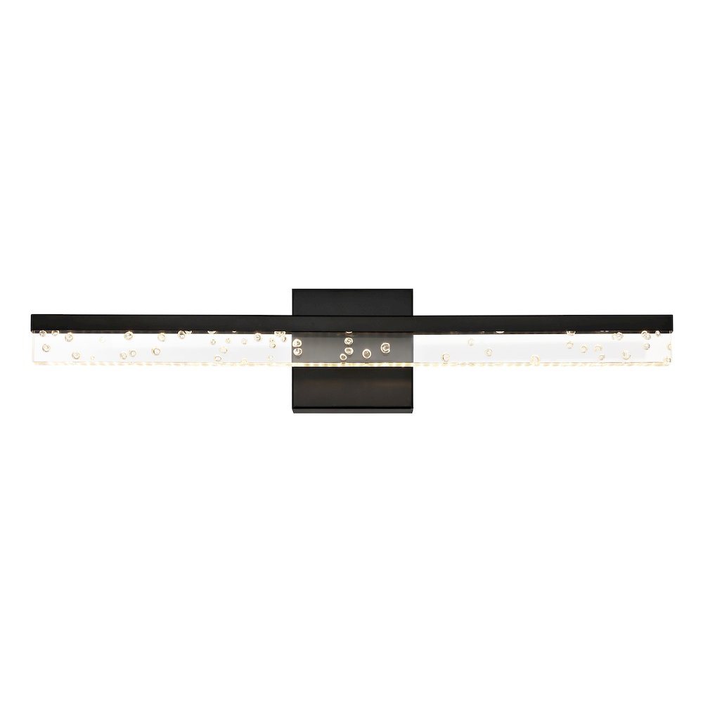Mario Modern Contemporary Iron/Seeded Acrylic Integrated Led Vanity Light