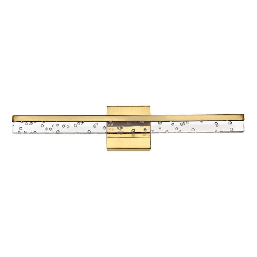 Mario Modern Contemporary Iron/Seeded Acrylic Integrated Led Vanity Light