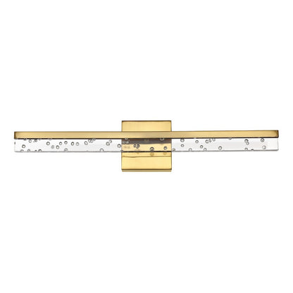 Mario Modern Contemporary Iron/Seeded Acrylic Integrated Led Vanity Light