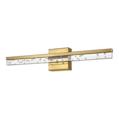 Mario Modern Contemporary Iron/Seeded Acrylic Integrated Led Vanity Light