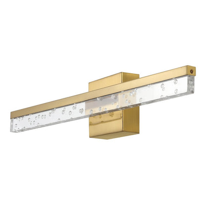 Mario Modern Contemporary Iron/Seeded Acrylic Integrated Led Vanity Light