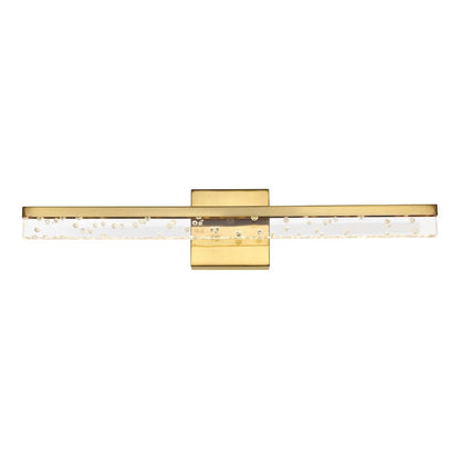 Mario Modern Contemporary Iron/Seeded Acrylic Integrated Led Vanity Light