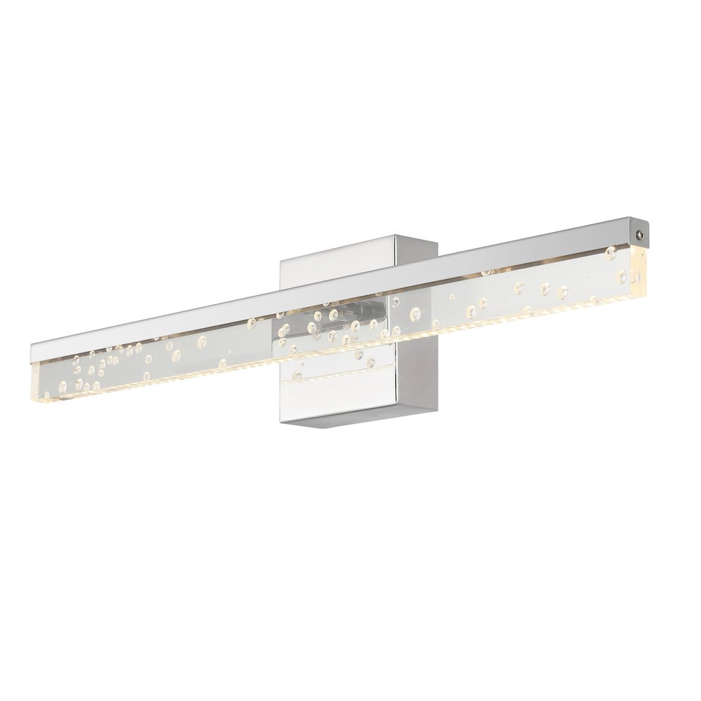 Mario Modern Contemporary Iron/Seeded Acrylic Integrated Led Vanity Light