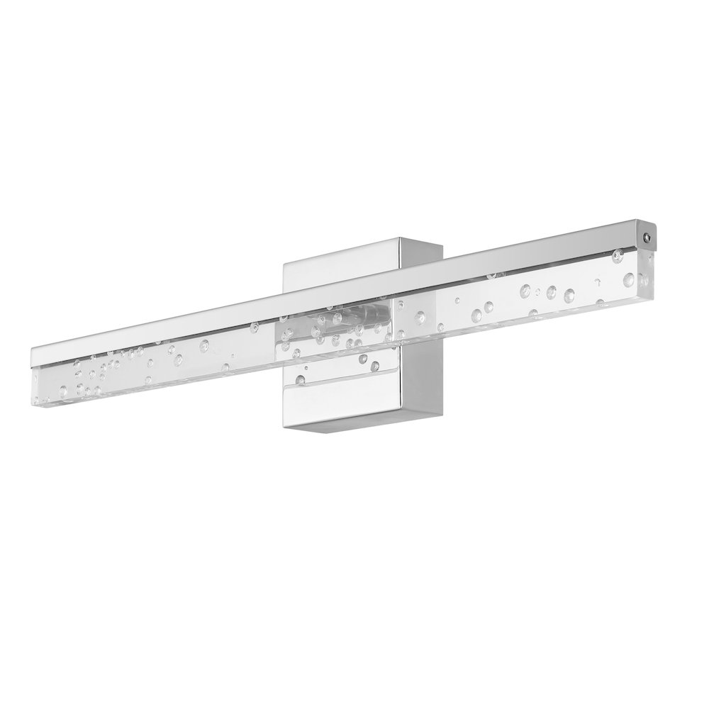 Mario Modern Contemporary Iron/Seeded Acrylic Integrated Led Vanity Light