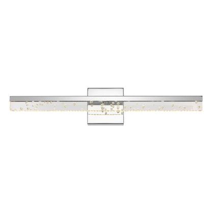 Mario Modern Contemporary Iron/Seeded Acrylic Integrated Led Vanity Light
