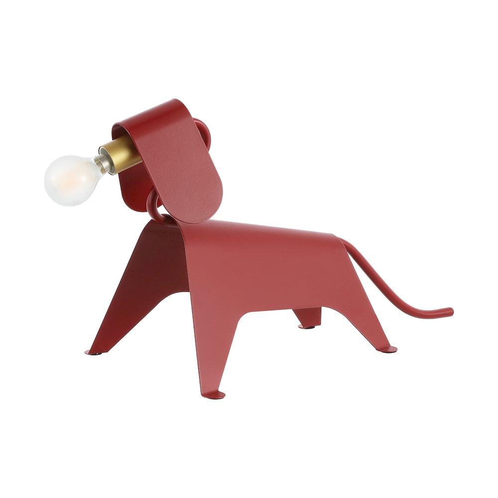 Rover Modern Industrial Iron Canine Led Kids' Lamp