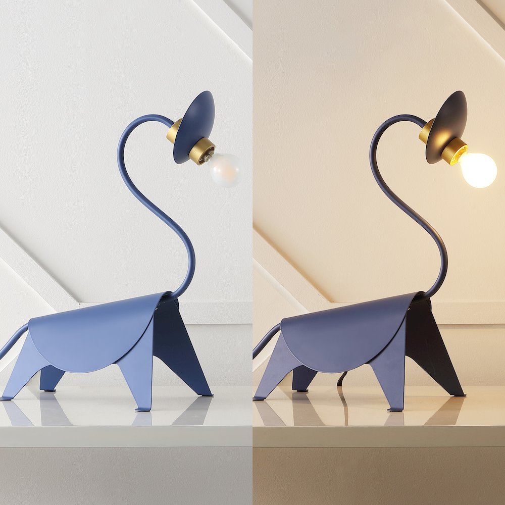 Bradley Modern Industrial Iron Brachiosaurus Led Kids' Lamp