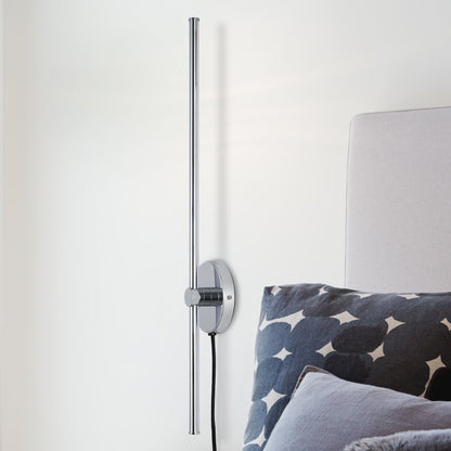 Minimalist Iron Adjustable Bar Integrated Led Plug-In Sconce