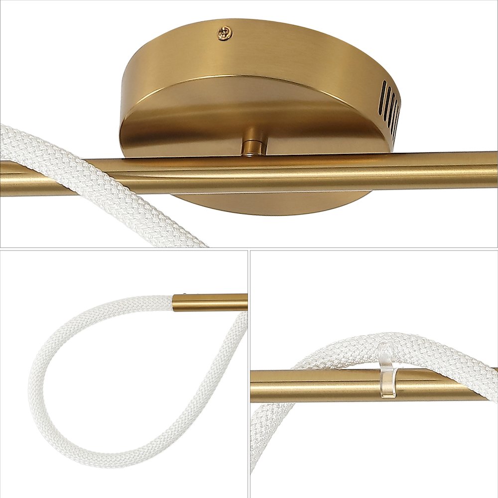 Contemporary Minimalist 360 Adjustable Silicone Neon Rope Dimmable Linear
