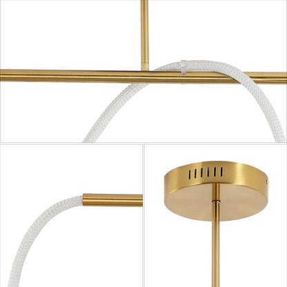 Contemporary Minimalist 360 Adjustable Silicone Neon Rope Dimmable Linear