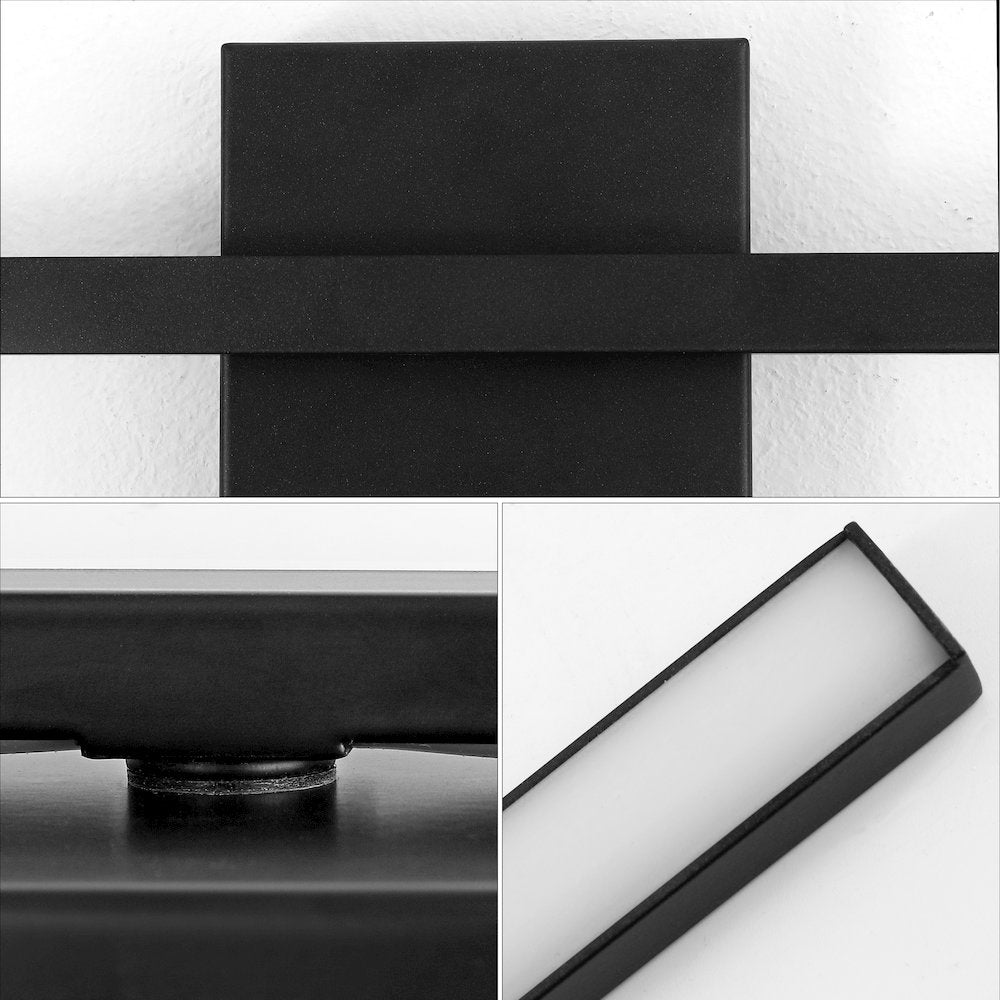 Indoor/Outdoor Metal 350-Degree Rotatable Dimmable Integrated LED Wall Sconce