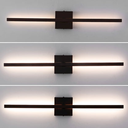Indoor/Outdoor Metal 350-Degree Rotatable Dimmable Integrated LED Wall Sconce