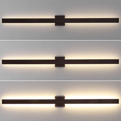 350-Degree Rotate Dimmable Integrated Linear LED Wall Sconce, Oil Rubbed Bronze