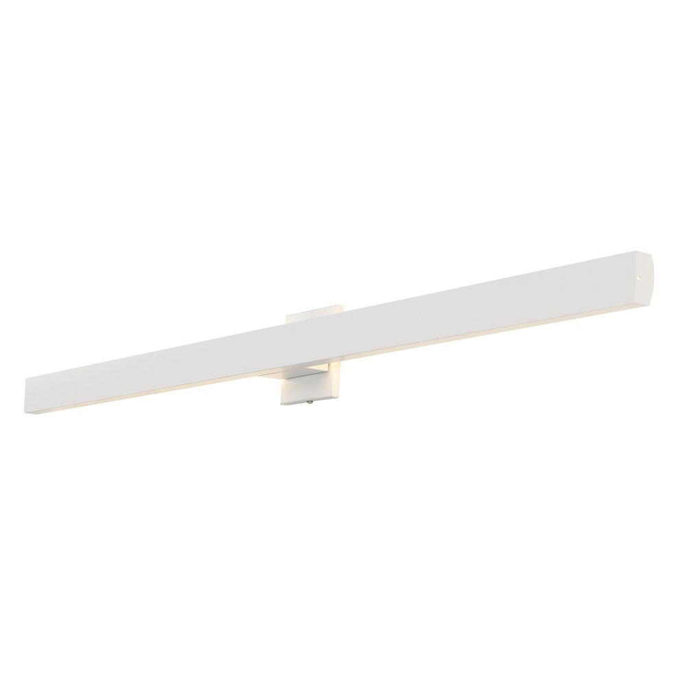 Metal 350-Degree Rotate Dimmable Integrated Linear LED Wall Sconce, White
