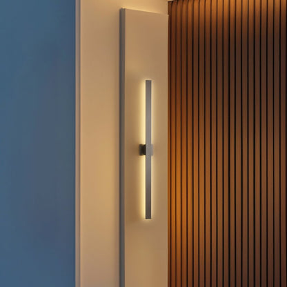 Metal 350-Degree Rotate Dimmable Integrated Linear LED Wall Sconce, Silver