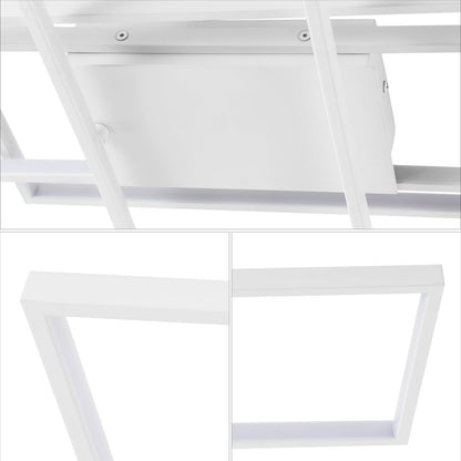 Minimalist Metal Adjustable Dimmable Geometric Integrated LED Flush Mount