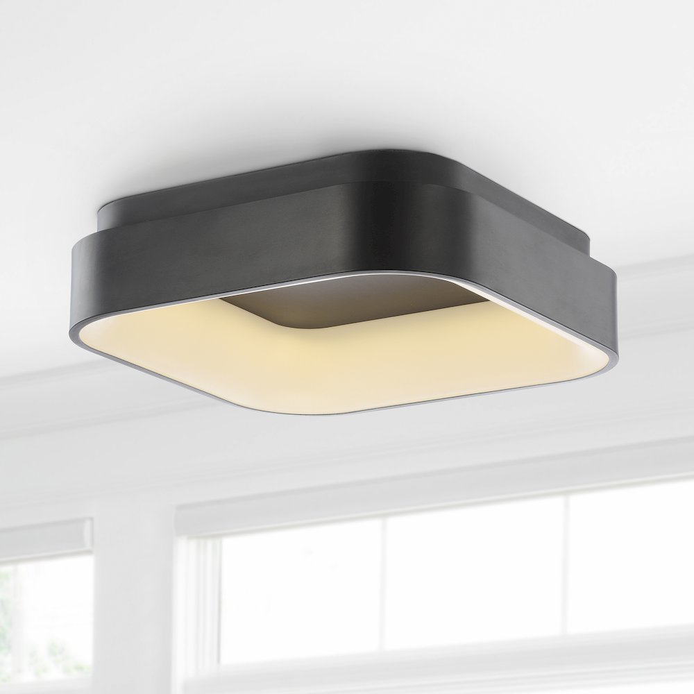 Rafael Integrated Led Metal Flush Mount Ceiling Light