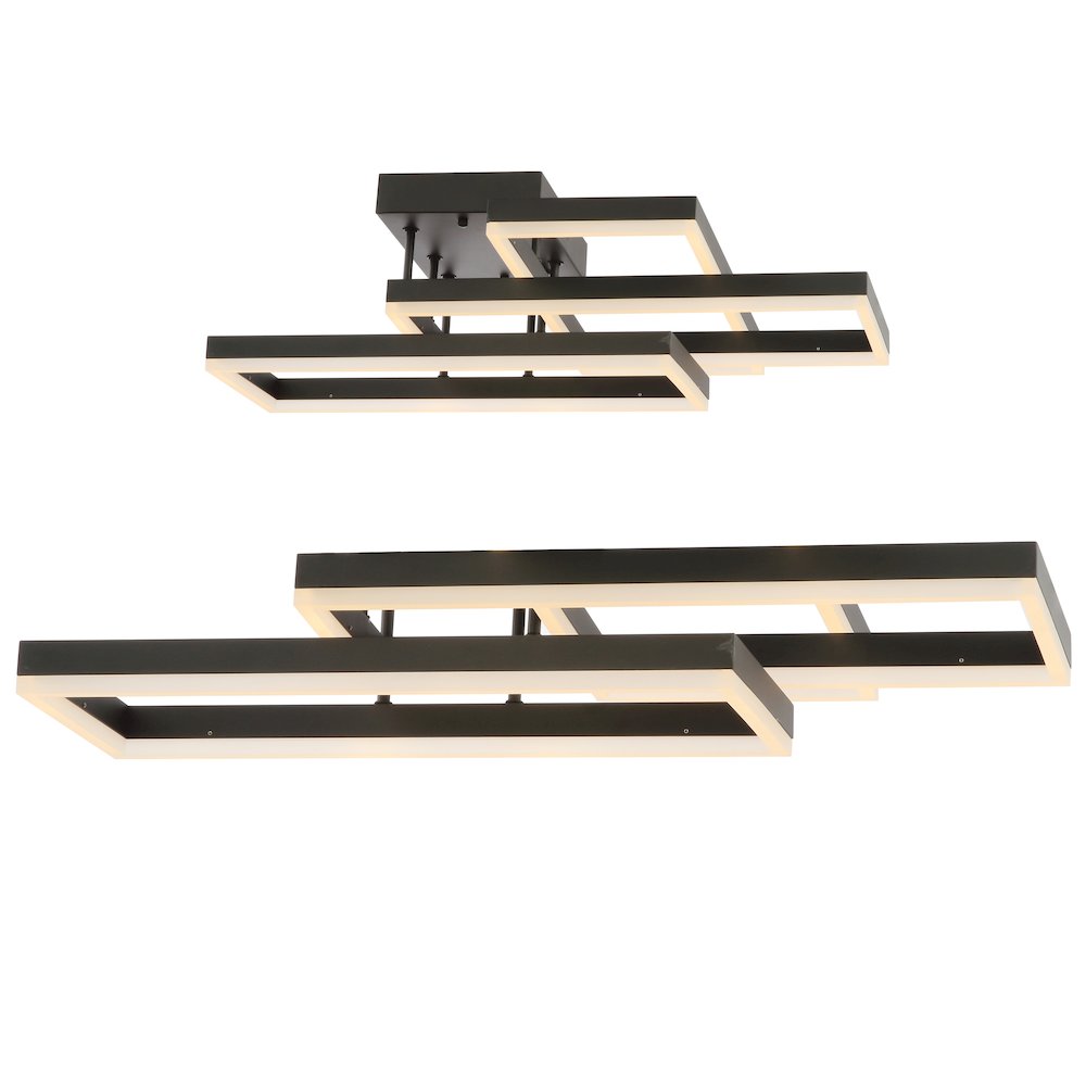Turing Geometric Integrated Led Metal Flush Mount