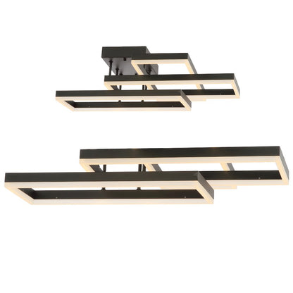 Turing Geometric Integrated Led Metal Flush Mount