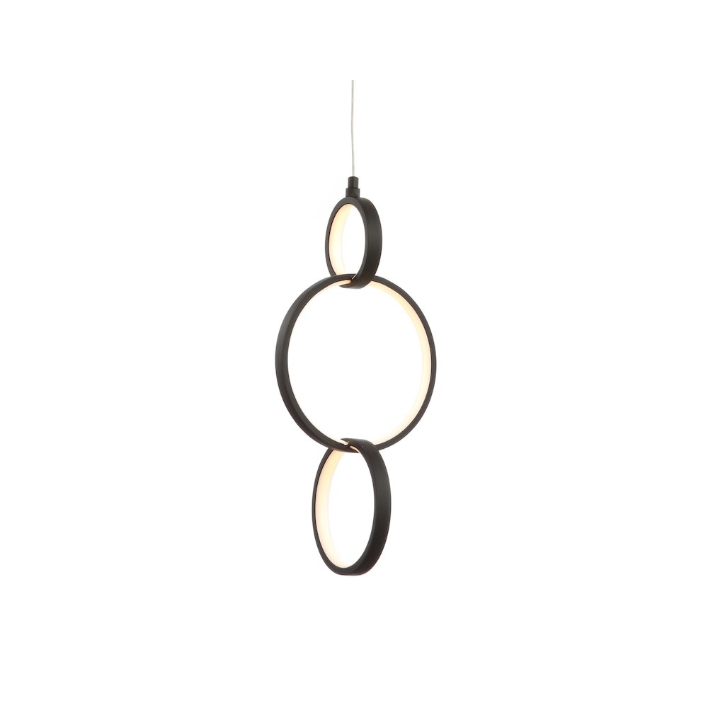 Loop Adjustable Integrated Led Metal Ring Pendant