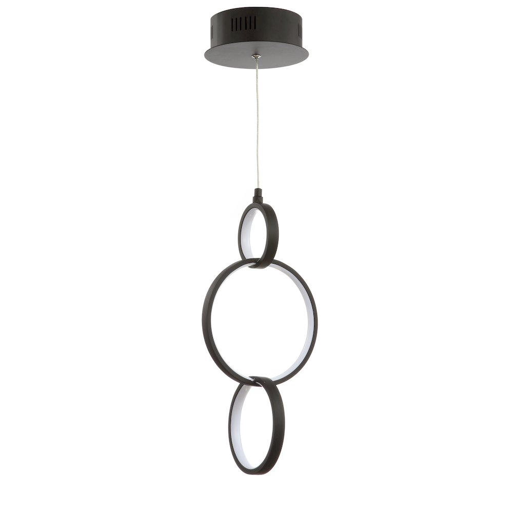 Loop Adjustable Integrated Led Metal Ring Pendant