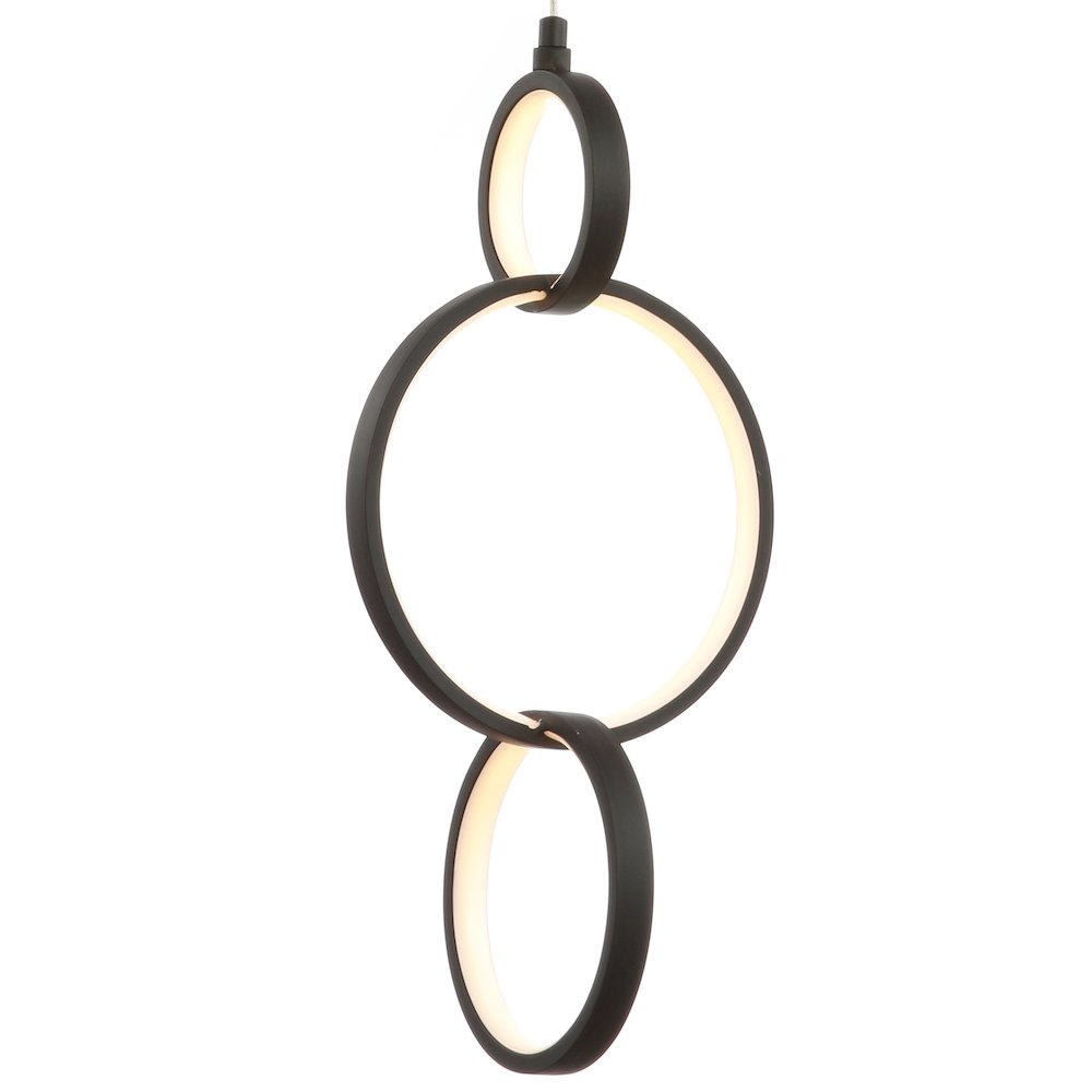 Loop Adjustable Integrated Led Metal Ring Pendant