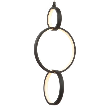 Loop Adjustable Integrated Led Metal Ring Pendant