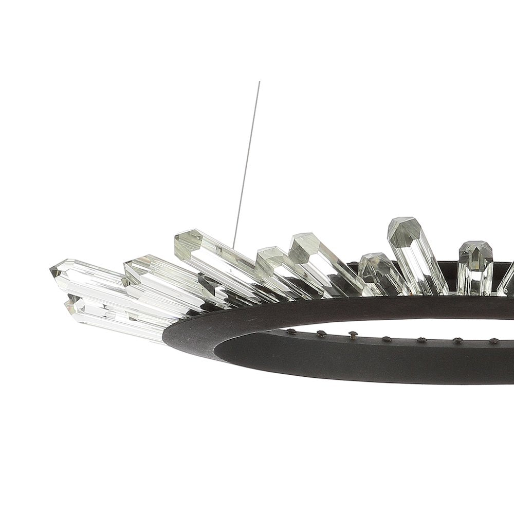 Elsa Adjustable Integrated Led Modern Crystal Pendant