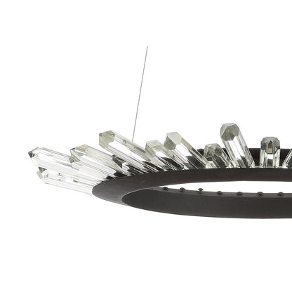 Elsa Adjustable Integrated Led Modern Crystal Pendant