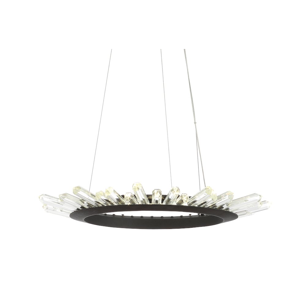 Elsa Adjustable Integrated Led Modern Crystal Pendant