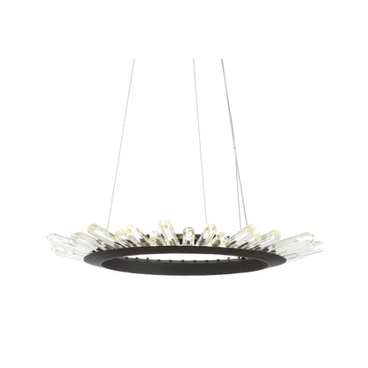 Elsa Adjustable Integrated Led Modern Crystal Pendant