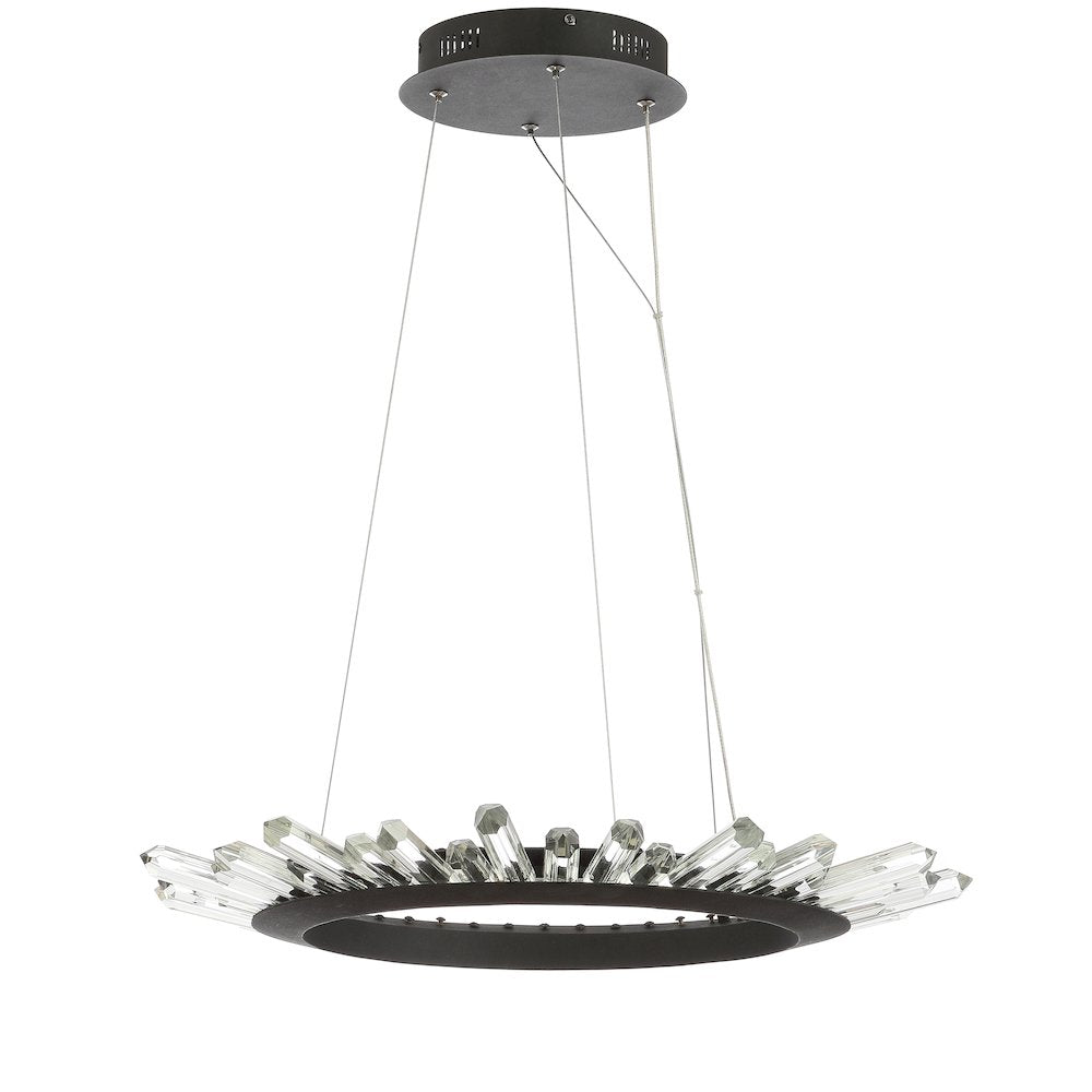 Elsa Adjustable Integrated Led Modern Crystal Pendant