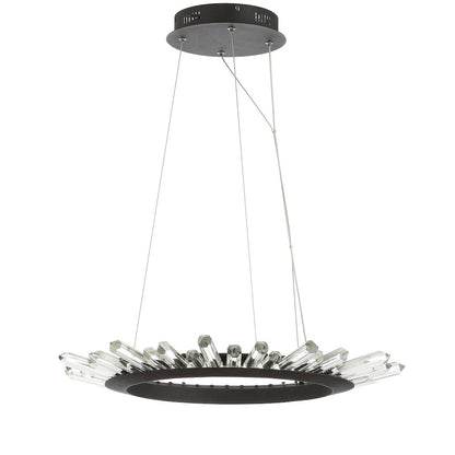 Elsa Adjustable Integrated Led Modern Crystal Pendant