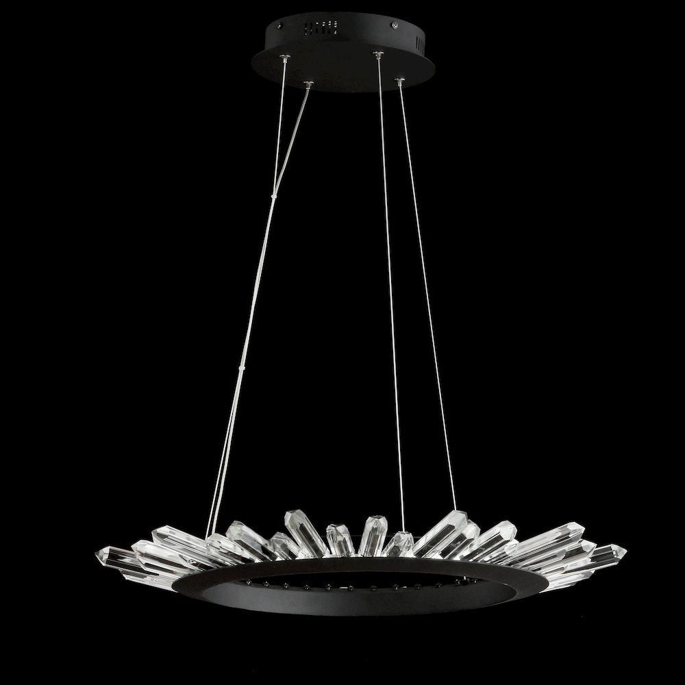 Elsa Adjustable Integrated Led Modern Crystal Pendant