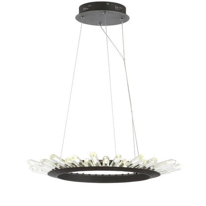Elsa Adjustable Integrated Led Modern Crystal Pendant