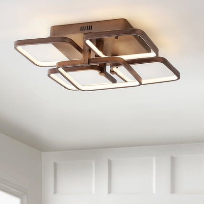 Sebastian Integrated Led Metal Flush Mount Ceiling Light