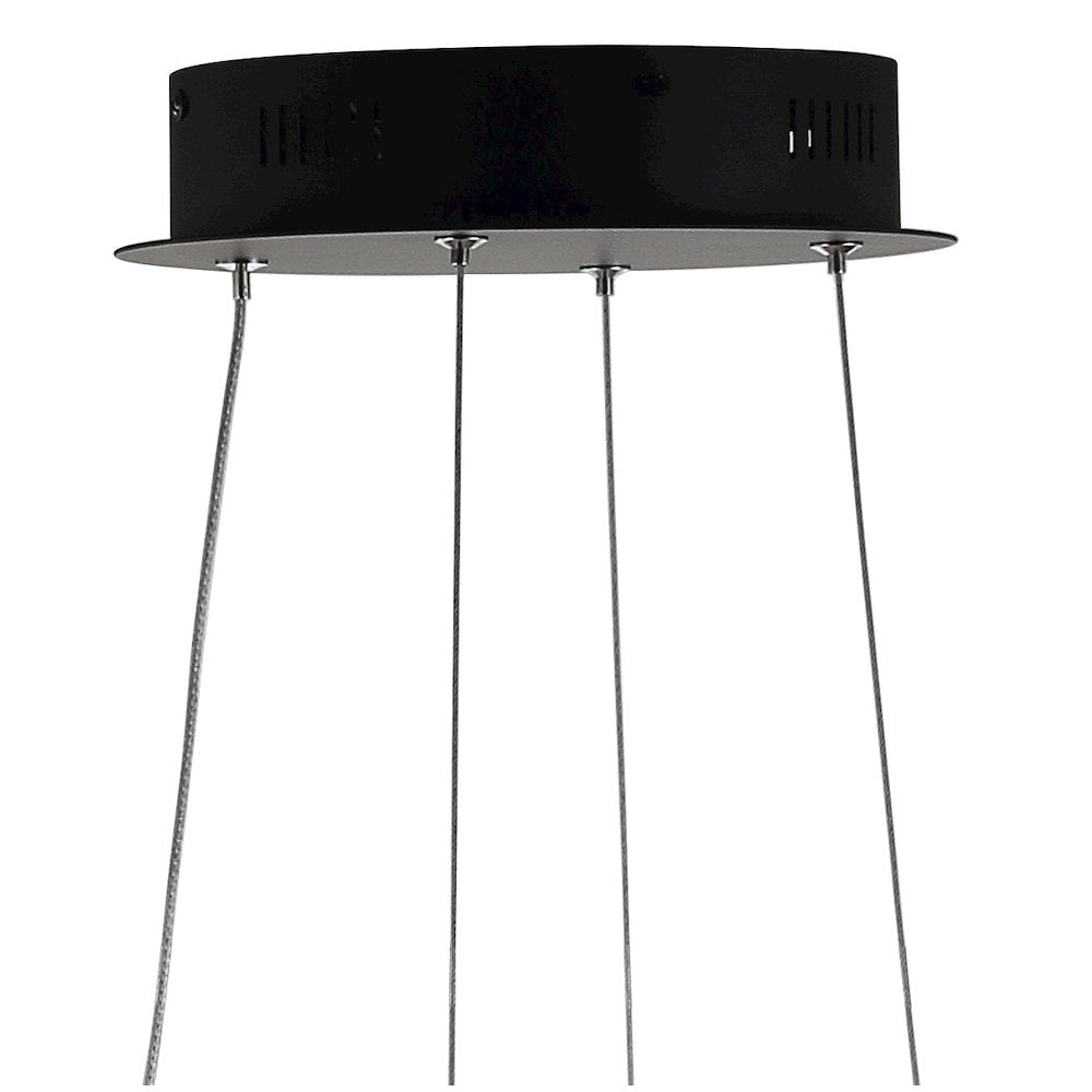 Alexia Abstract Integrated Led Metal Adjustable Pendant