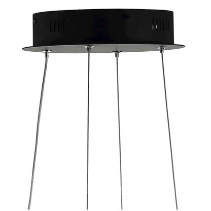 Alexia Abstract Integrated Led Metal Adjustable Pendant