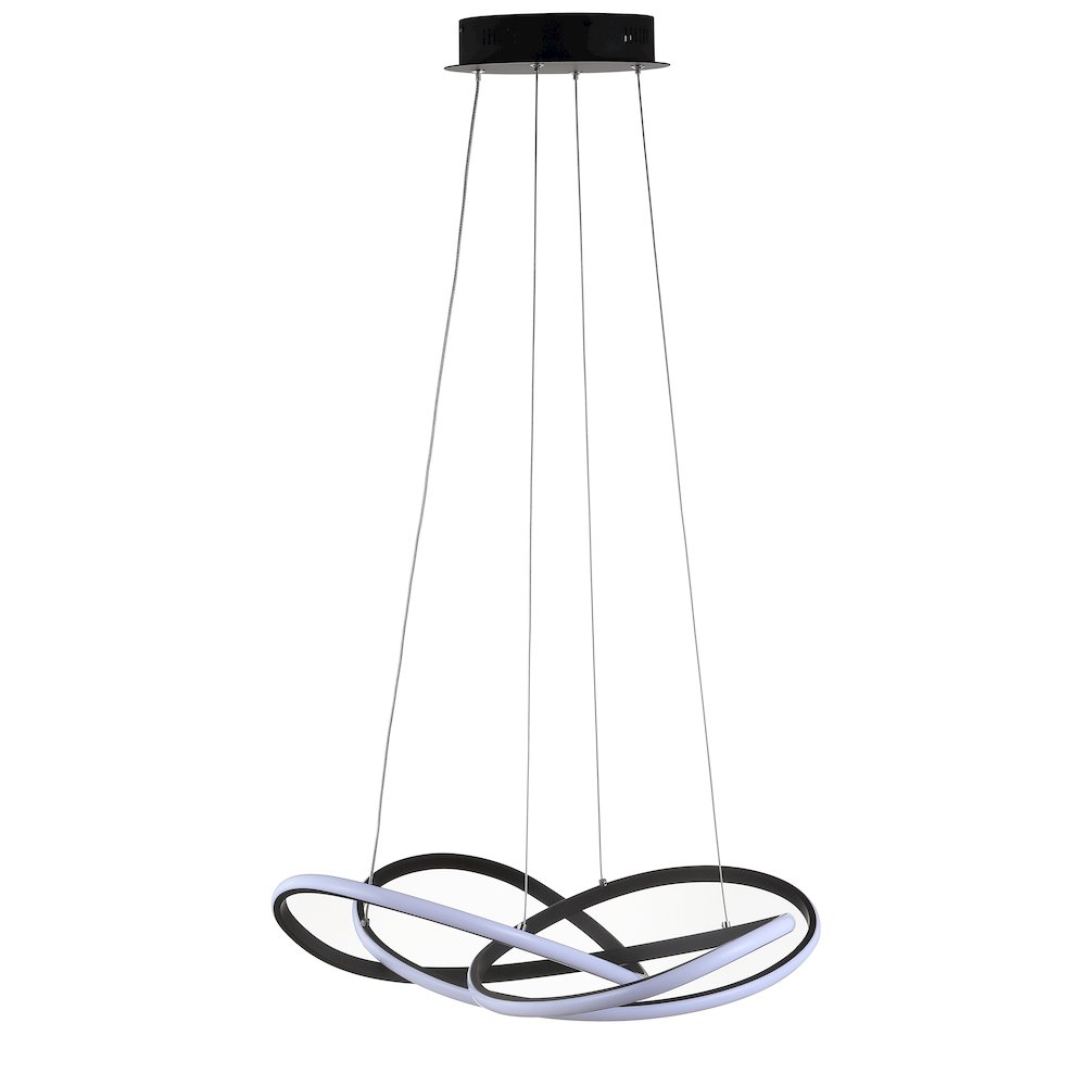 Alexia Abstract Integrated Led Metal Adjustable Pendant