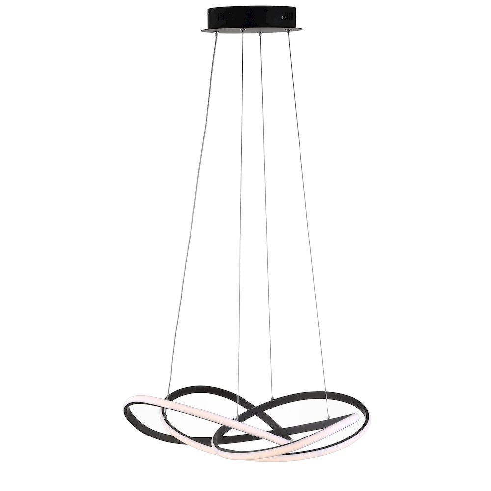 Alexia Abstract Integrated Led Metal Adjustable Pendant