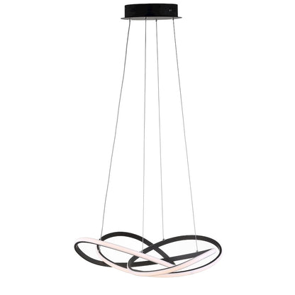 Alexia Abstract Integrated Led Metal Adjustable Pendant