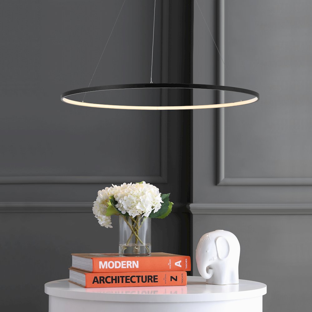 Brice Modern Contemporary Iron Integrated Led Pendant