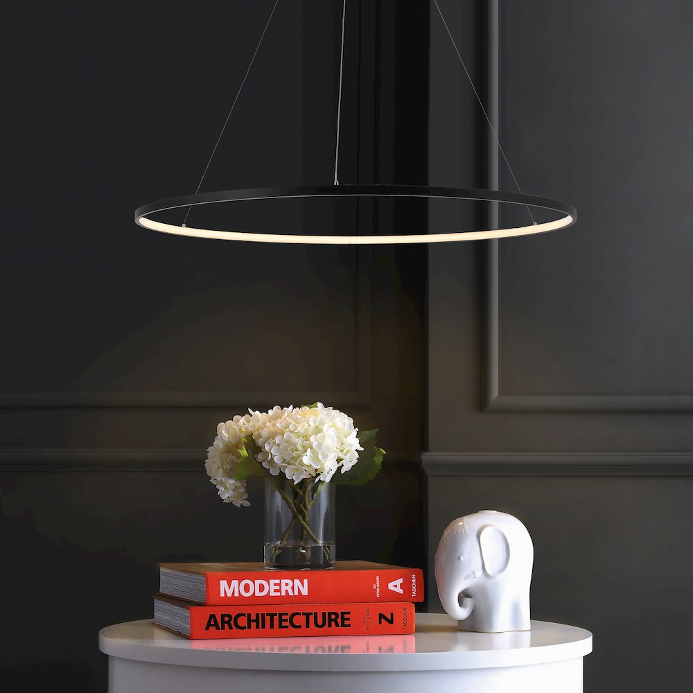 Brice Modern Contemporary Iron Integrated Led Pendant