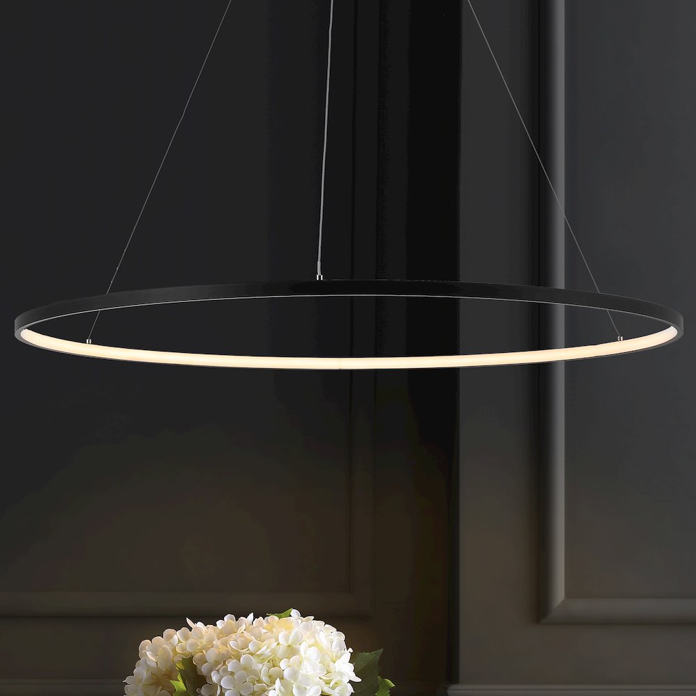 Brice Modern Contemporary Iron Integrated Led Pendant