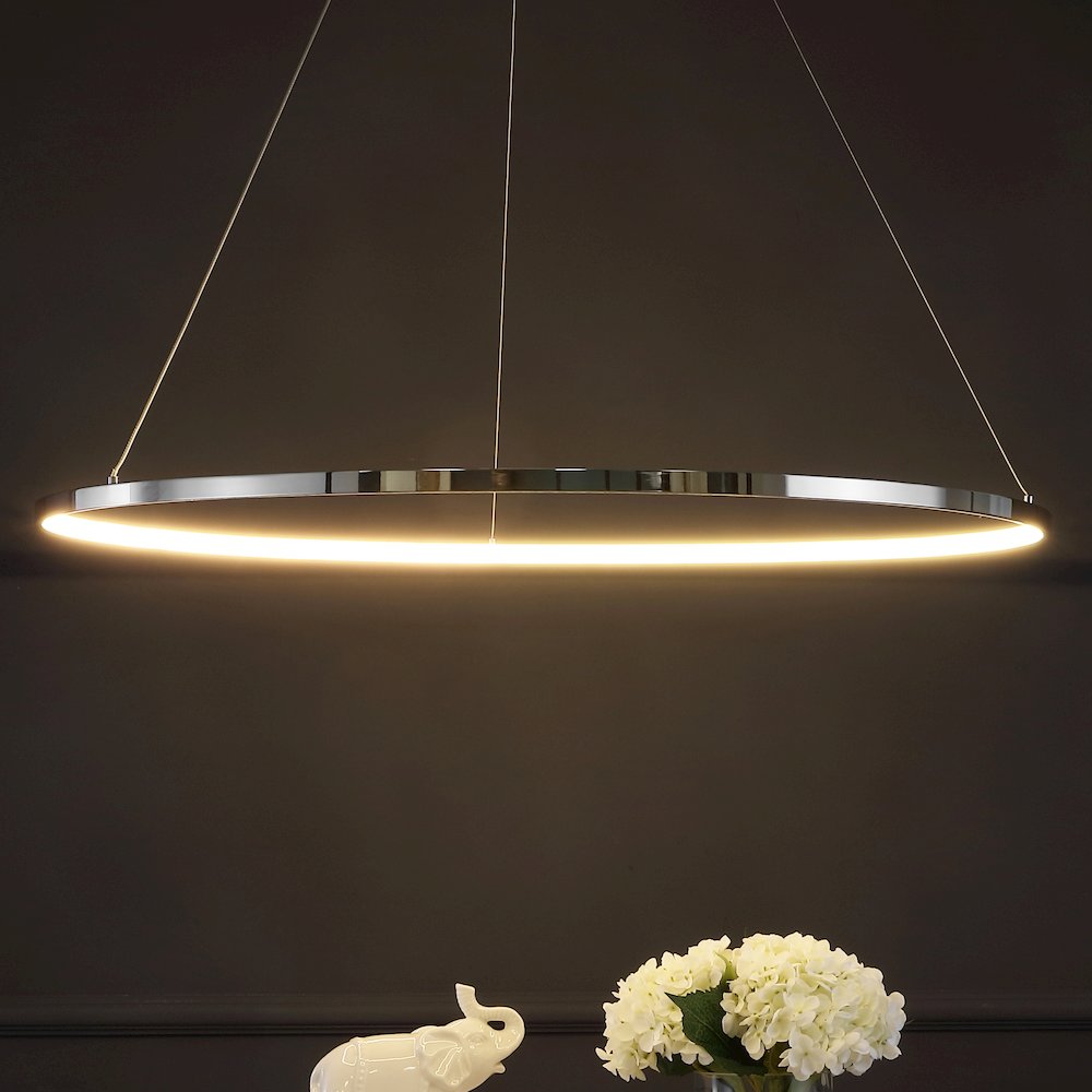 Brice Modern Contemporary Iron Integrated LED Pendant