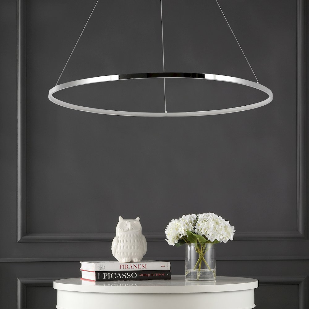 Brice Modern Contemporary Iron Integrated LED Pendant