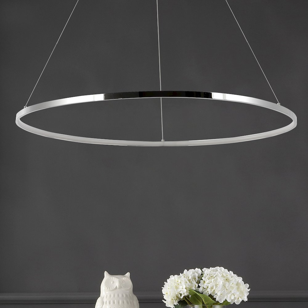 Brice Modern Contemporary Iron Integrated LED Pendant
