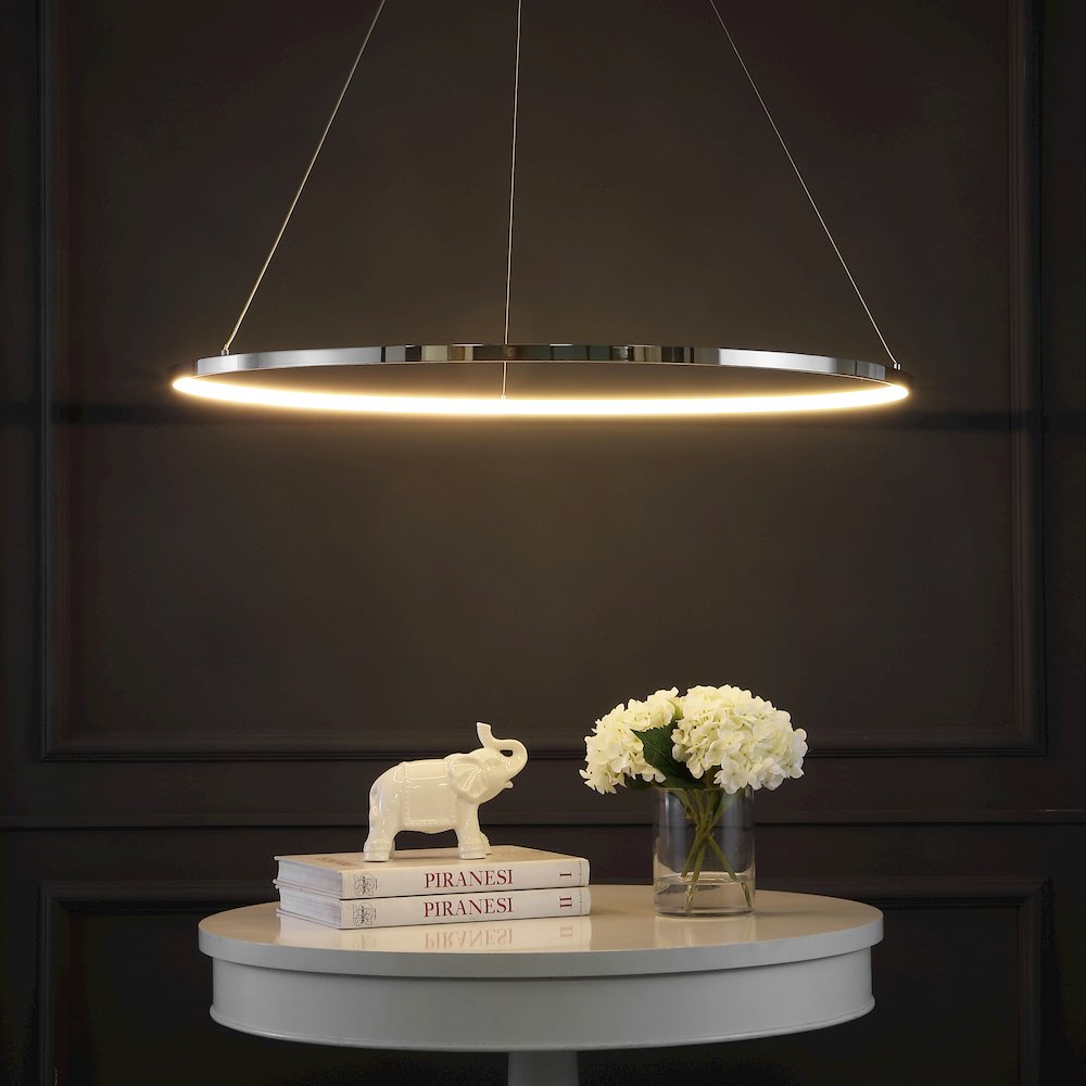 Brice Modern Contemporary Iron Integrated LED Pendant