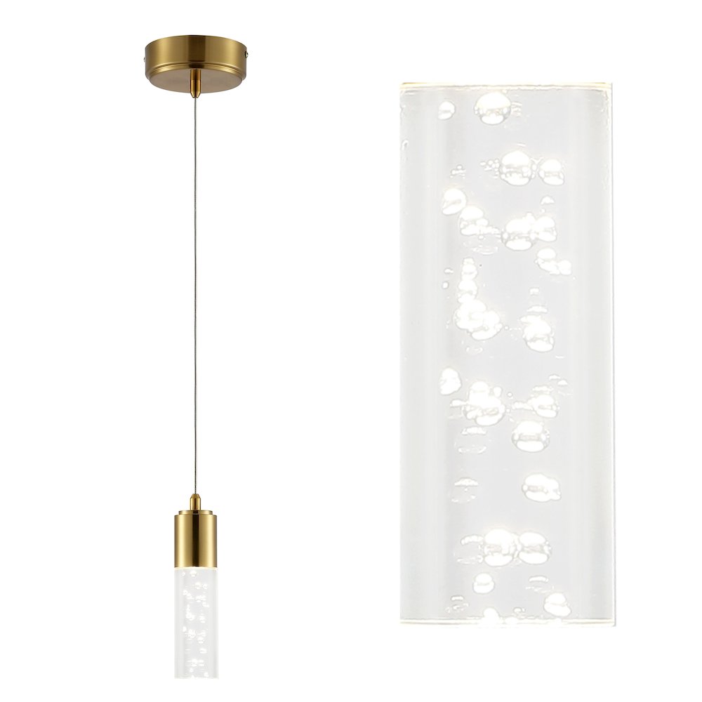 Bolha Bubble Acryliciron Modern Minimalist Integrated Led Pendant