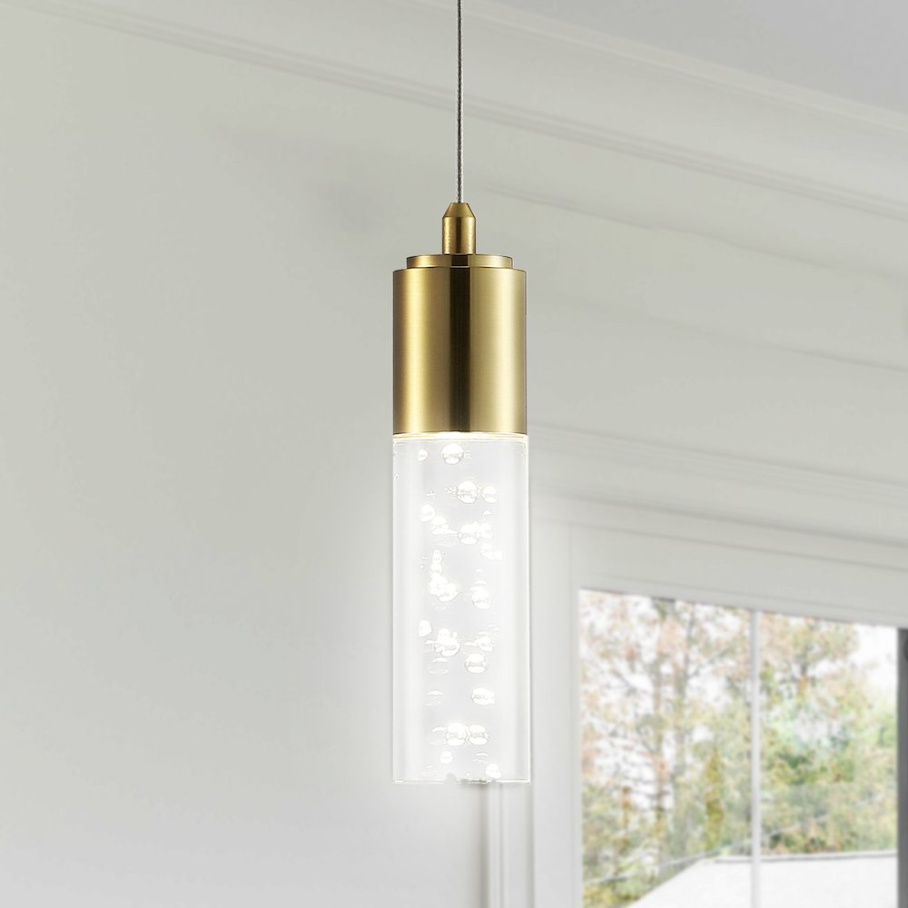 Bolha Bubble Acryliciron Modern Minimalist Integrated Led Pendant